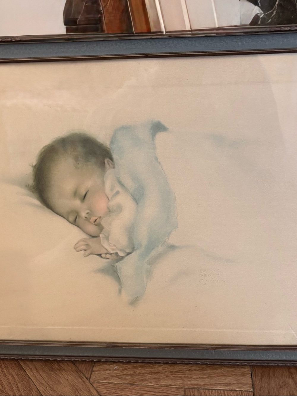 Vintage print of “A Little Bit Of Heaven”
By artists Bessie Peace Gutmann.